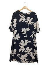 Vestido casual mujer Phase Eight talla 40 L negro estampado floral casual viscosa