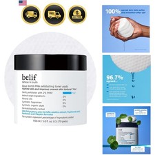 Almohadillas tónicas PHA 2 % - Esmalte facial exfoliante suave para el cuidado de los poros, hidratación...