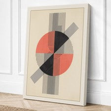 Impresión geométrica en lienzo Balance arte de pared decoración del hogar listo para colgar