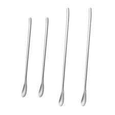 Cuchara batidora pura para titanio 4 piezas larga para mango 22,5 cm para café