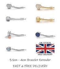 Extensor para pulsera Pan - Muchos estilos - Cadena de extensión 925 * NUEVO * STOCK EN REINO UNIDO *