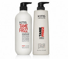 Champú y acondicionador KMS Tame Frizz dúo - 25,3 fl oz (750 ml) cada uno