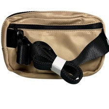 Riñonera Bolso Nuevo con Etiqueta Bronceado Esponjoso Frontal con Múltiples Bolsillos