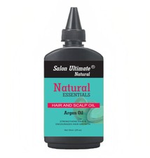Aceite de argán 100 % puro - orgánico y prensado en frío - aceite de argán para cabello y cuero cabelludo, 59 ml
