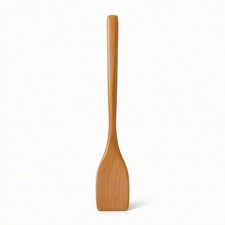 Mini Volteador Sartén Compacto Espátula Madera Plana para Cocinar