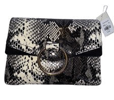 Bolso sin asas bandolera Francescas imitación serpiente nuevo con etiquetas coqueta oficina sirena boutique