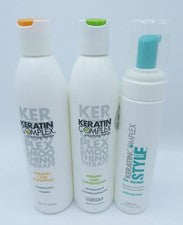 CHAMPÚ Y ACONDICIONADOR KERATIN COMPLEX KERATIN CARE 13,5 oz y VITA VOLUME FOAM 8,5
