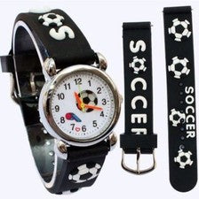 Niños, niños, niños Newcastle Utd. Reloj deportivo de fútbol 3D, diseño de fútbol