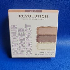 Revolution Contour Powder Compact LIGHT Nuevo, Resaltar, Tono y Contorno.