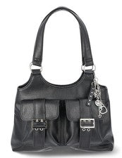 Bolso con 4 pósteres No Boundaries Fashion♡Negro♡Para mujer