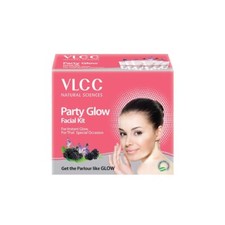 Kit facial brillo fiesta ciencias naturales VLCC para paquete brillo instantáneo