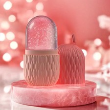 Rodillo de hielo para rostro y ojos belleza auto cuidado de la piel herramientas soporte de hielo cubo facial Gua
