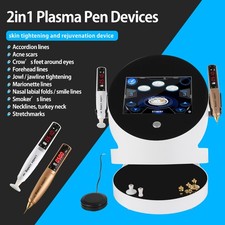 Dispositivo de belleza de plasma profesional 2 en 1 bolígrafos dobles salón máquina facial para el cuidado de la piel