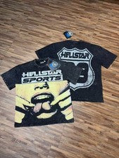 88 Hellstar Camiseta Para Hombre Negro Algodón NUEVA S-M-L-XL Informal Deportiva
