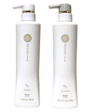 hoyu Pro Step Cuidado del Cabello D/F Champú 600ml y Tratamiento 600g Set