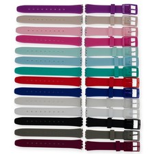 Correa de reloj Swatch pequeña de goma de silicona de 12 mm correa suave de repuesto 14 colores