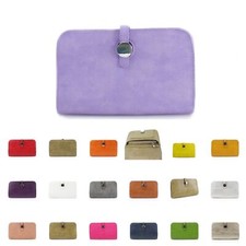 Cartera de cuero para mujeres Damas 2 en 1 Cartera/Tarjetero Bolso Botón Damas Bolso de mano