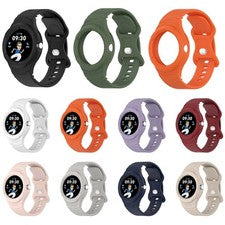 Para Google Pixel Watch 2 1 Banda Silicona Correa Deportiva Estuche Protección Correa de Reloj