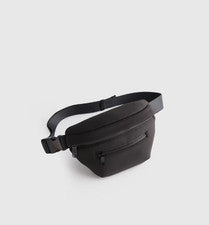 NUEVO CON ETIQUETAS BOLSO CINTURÓN NEOPRENO TODO EL DÍA QUINCE BANDOLERA NEGRO PAQUETE CINTURA $39.90