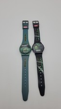 Lote 2 relojes Marvel Hulk 2003 película Universal Studios vintage digital Y2K