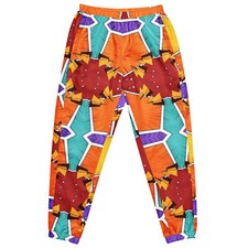 Pantalones deportivos unisex coloridos estilo cómic héroes Pow Boom estilo retro