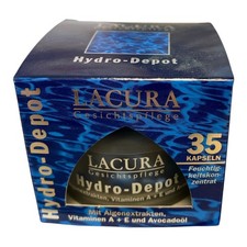 Lacura Concentrado Hidratante Hydro Depot 35 Cápsulas Extracto de Algas + Vitamina A+E