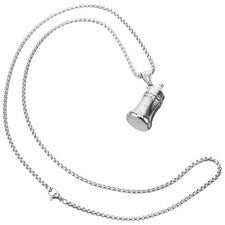 Collar Perfumado Botella Vidrio Aromaterapia Fragancia Perfume Colgante