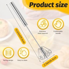Agitador manual semiautomático de acero inoxidable para cocina