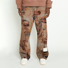 Nuevo Moda Estampado Cintura Media Sueltos Informales Pantalones Para Hombres Talla Grande Hip Hop Pantalones Lo último