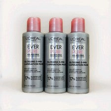 🌞 3 Botellas - Máscara Capilar L'Oreal EverPure Brillo 5-MIN, 5.1 fl oz