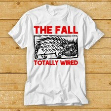 Camiseta The Fall Totally Wired Band Concierto de Música en Vivo Punk Rock Hippie 2434