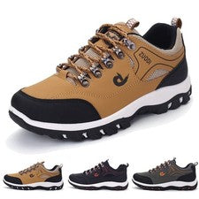 Hombres Impermeables Informales Entrenadores Cuero Senderismo Deportes Correr Gimnasio Zapatos Talla UK