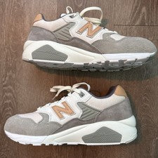 New Balance Kith x 580 "Malibu" parte superior baja gamuza con cordones MT580KB gris ágata