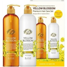 Daeng Gi Meo Ri - Set de champú y tratamiento premium para el cuidado del cabello con flor amarilla de 2 piezas