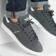 Adidas Stan Smith Hombre Zapatillas Zapatos Gris Talla Uk 8,8.5,9,9.5,10,10.5,11