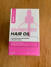 Nuevo FACE FACTS Eliminador de Golpes Aceite para Cabello Cultivado VEGANO - Cuidado Post Afeitado
