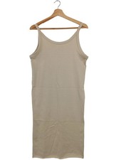 Vestido de tirantes H&M estampado de trenzas algodón vestido de verano marrón talla 40