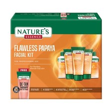 Nature's Essence Kit Facial Avanzado de Papaya Impecable, 350gm + 200 ml