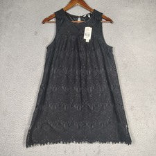 Vestido sin mangas Speechless para mujer mediano negro floral encaje sin mangas minimalista nuevo con etiquetas