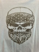 Camisa Cholo Biker Calavera Hombre Talla XL 46-48