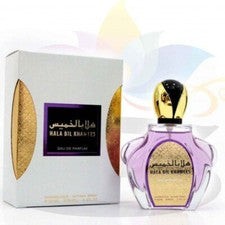 Perfume Mujer HALA BIL KHAMEES 100ml ORIGINAL 100% Largo Listado U.A.E