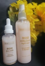 Crema hidratante facial y suero Global Beauty Care Rose Milky