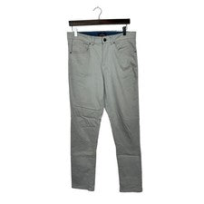 Pantalones chinos Daniel Hechter Paris mezcla de algodón grises para hombre talla 30x32 elásticos $50
