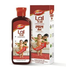 Aceite de masaje ayurvédico para bebés Dabur Lal Tail (aceite) 200 ml