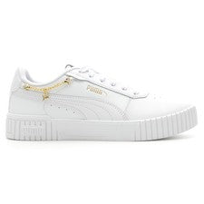 Zapatillas informales blancas con cordones perforadas con encanto PUMA Carina 2.0 391