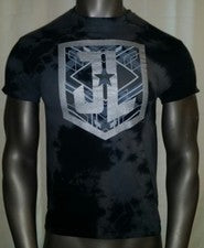 Camiseta estilo TIE DYE JUSTICE LEAGUE para hombre, talla pequeña, nueva con etiqueta