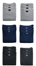 Set de 3 camisetas hombre básicas 1323 también tallas grandes