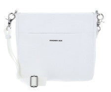 Bolso bandolera MANDARINA DUCK Mellow Leather Crossover Bag blanco
