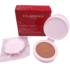 Base Cojín Clarins Everlasting RECARGA con Esponja MIEL 110 Sellada