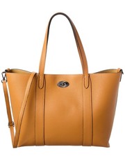 Bolso de mano italiano de cuero con asa superior para mujer